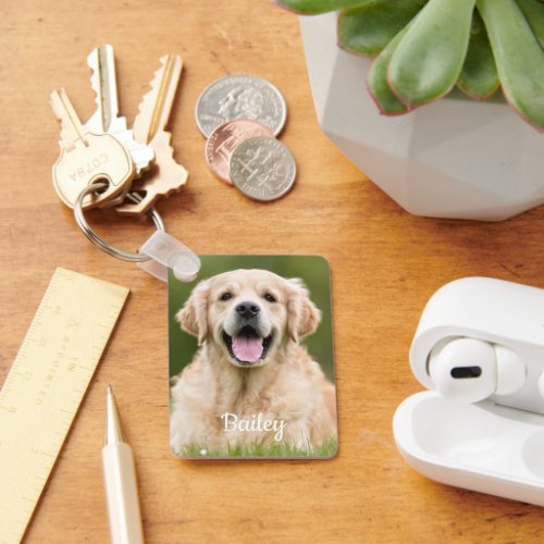 Pet Loss Gift Sympathy Quote Photo Pet Memorial Keychain