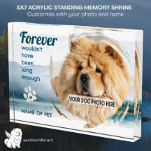 PET LOSS mountains your photo & name block