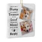 Pet Loss Personalized Sympathy Dog Memorial Photo
