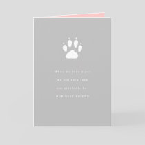 Pet Loss Sidekick Sympathy Card