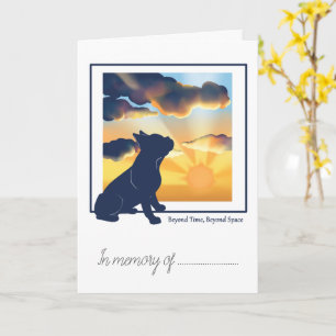 Pet Loss Simpathy Card - French Bulldog