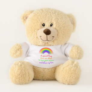 Pet Loss: Special Hug Poem Personalized Teddy Bear