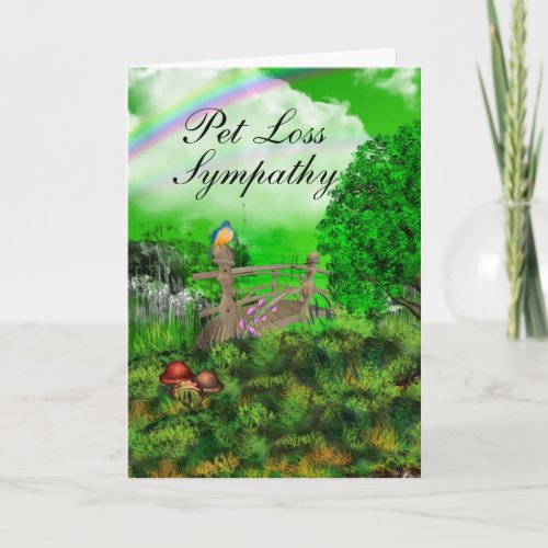 Pet Loss Sympathy Card