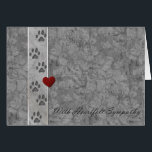 Pet loss Sympathy Card<br><div class="desc">Pet loss Sympathy Card</div>