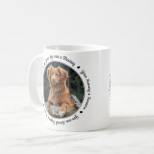 Pet Loss Sympathy Keepsake Dog Pet Memorial Coffee Mug (Front Left)