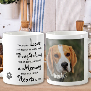 Pet Loss Sympathy Keepsake Pet Memorial Photo Coffee Mug