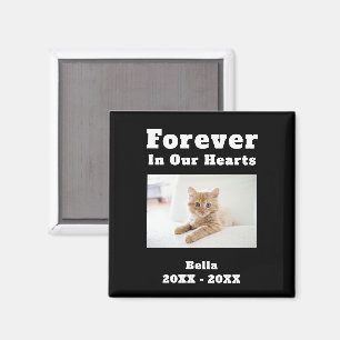 Pet Loss Sympathy Memorial Forever In Our Hearts Magnet