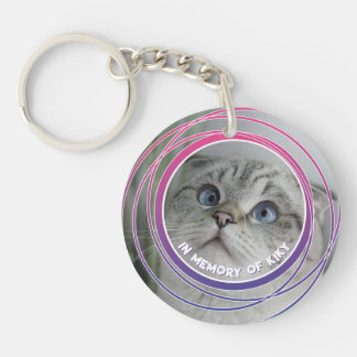 Pet Loss Sympathy Memorial Keepsake Symbol Keychain