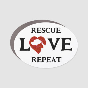 Pet Love and Rescue Car Magnet