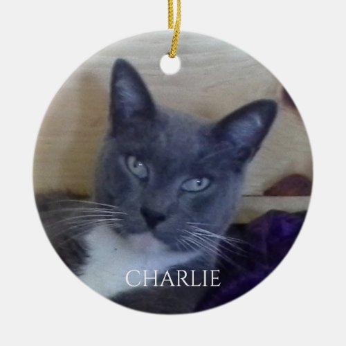 PET LOVE Ceramic Circle Ornament