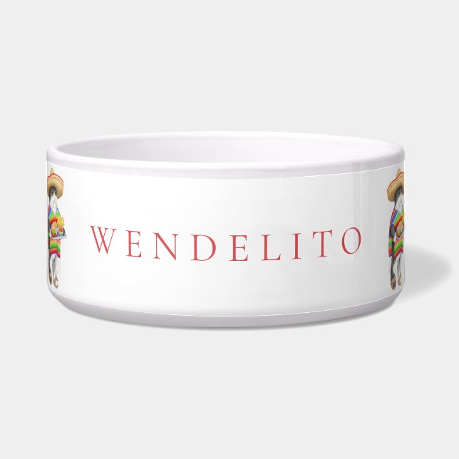 PET LOVE Ceramic Pet Bowl / Wendelito (Front)