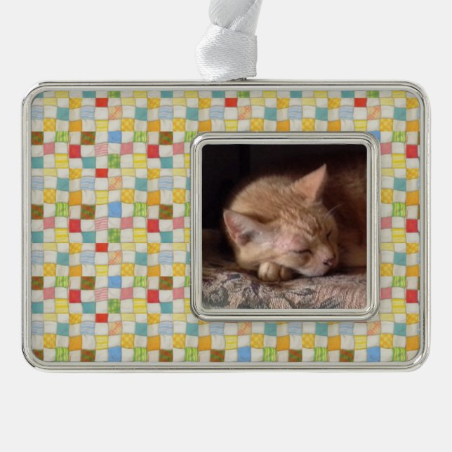 PET LOVE Framed Horizontal Ornament / Quilt (Front)