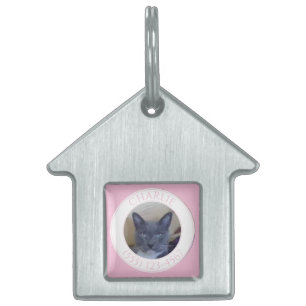 PET LOVE House Pet Tag / Pink