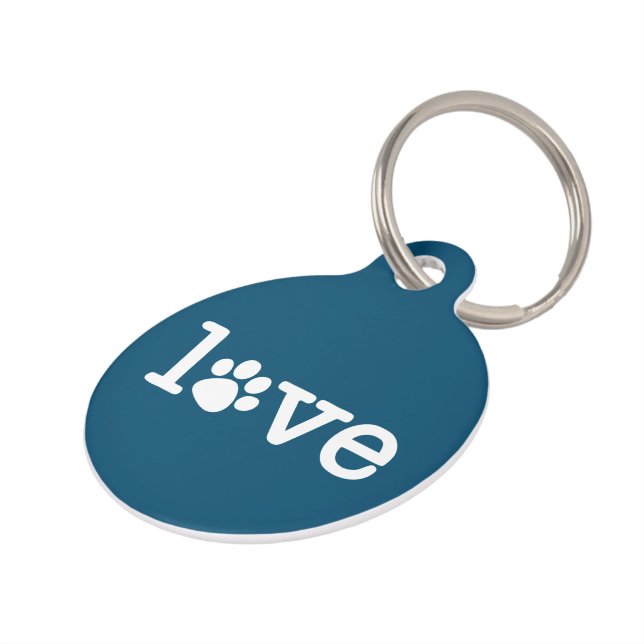 Pet love ID tag (Side)