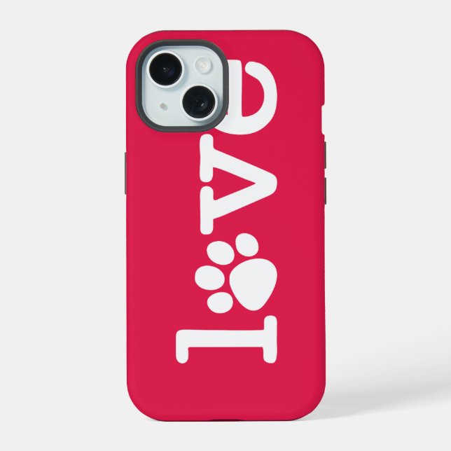 Pet love iphone case (Back)