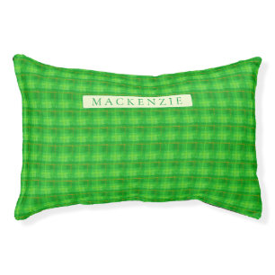 PET LOVE Pet Bed / Green Plaid