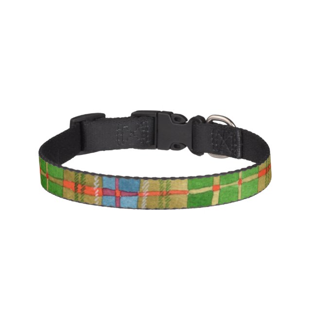 PET LOVE Pet Collar - Mac Rae Tartan (Front)