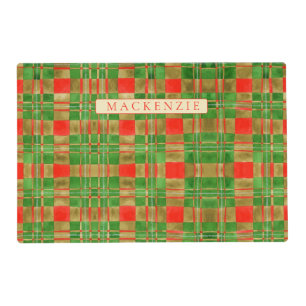 PET LOVE Pet Placemat / Mac Gregor Tartan