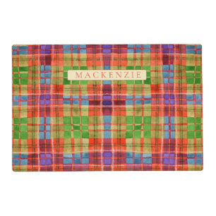 PET LOVE Pet Placemat / Mac Rae Tartan