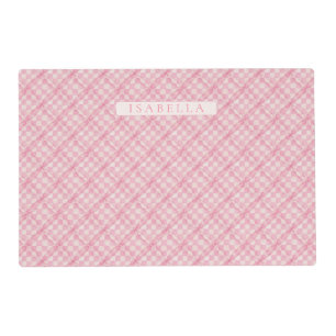 PET LOVE Pet Placemat - Pink Quilt