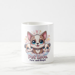 Pet Love Pure and Simple Mug Cute Puppy Lover
