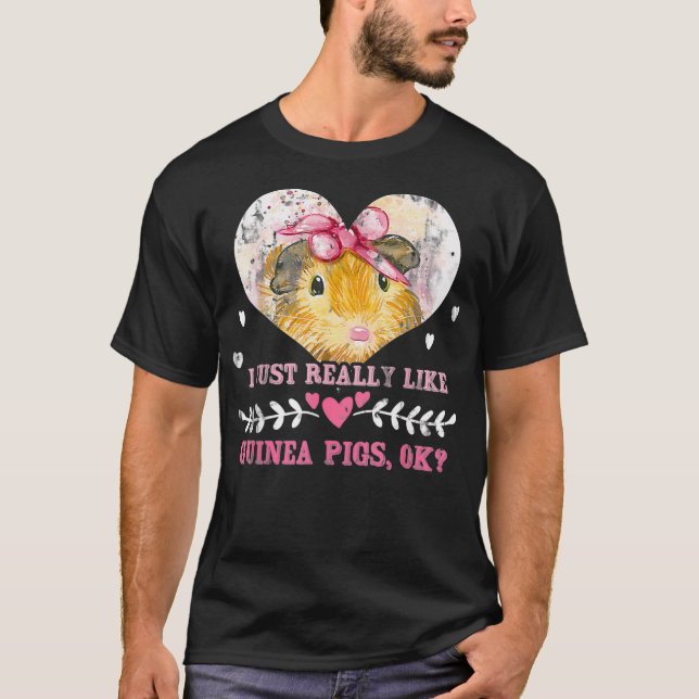 Pet Lover Animal Owner Guinea Pig _1  T-Shirt (Front)