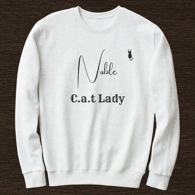 Pet Lover Ash And Black Script Customized Cat Mom Sweatshirt (Creator Uploaded)