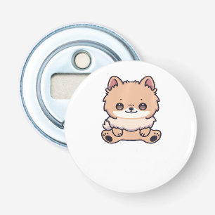 Pet Lover Button Bottle Opener with magnet