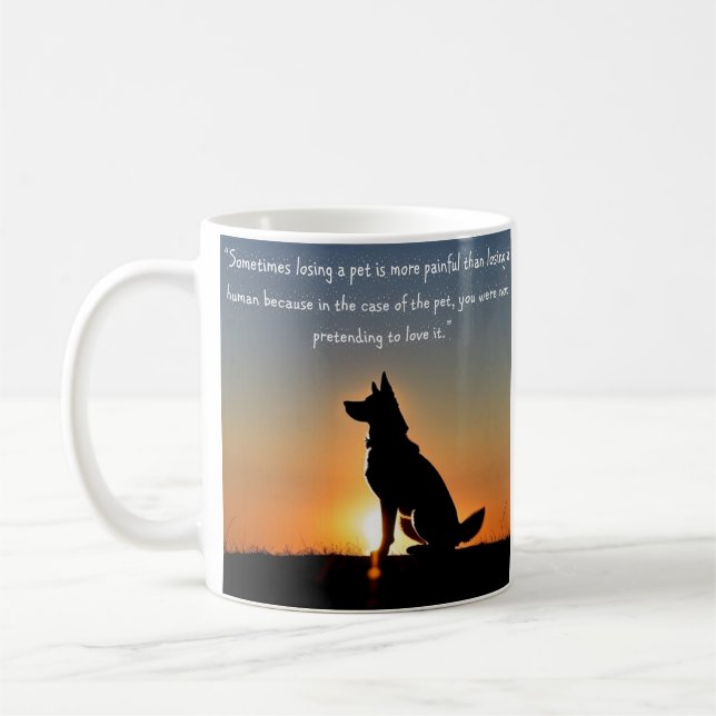 Pet lover coffee mug (Left)