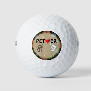 Pet Lover Golf Ball