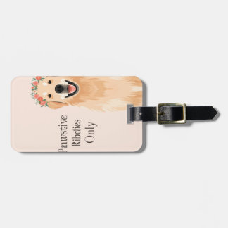pet lover luggage tag