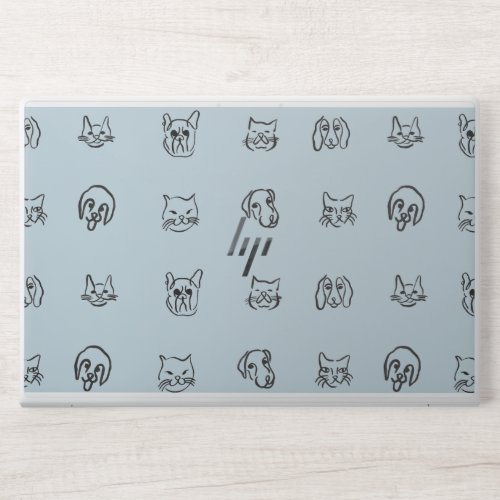 Pet Lovers Bliss HP Laptop Skin