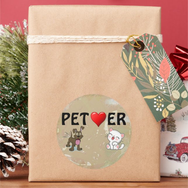 Pet Lover Sticker (Holiday)