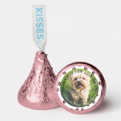 Pet Lovers Photo Glitter Paws Pet Birthday Party Hersheys Kisses