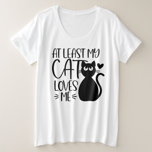 Pet Lovers Plus Size T-Shirt (Design Front)