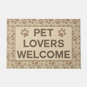 Pet Lovers Welcome Doormat