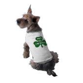 Pet Me I'm Irish St. Patrick's Day dog shirt (Back)