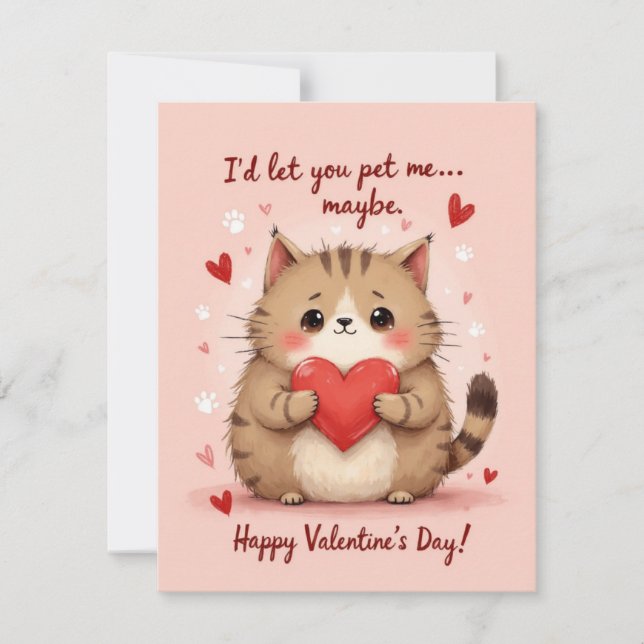 Pet Me… Maybe Holiday Card (Front)