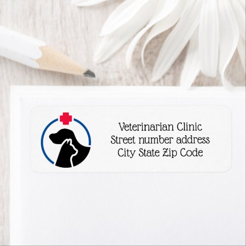 Pet Medical Business Return Address Label