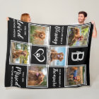 Pet Memorial Black Photo Collage