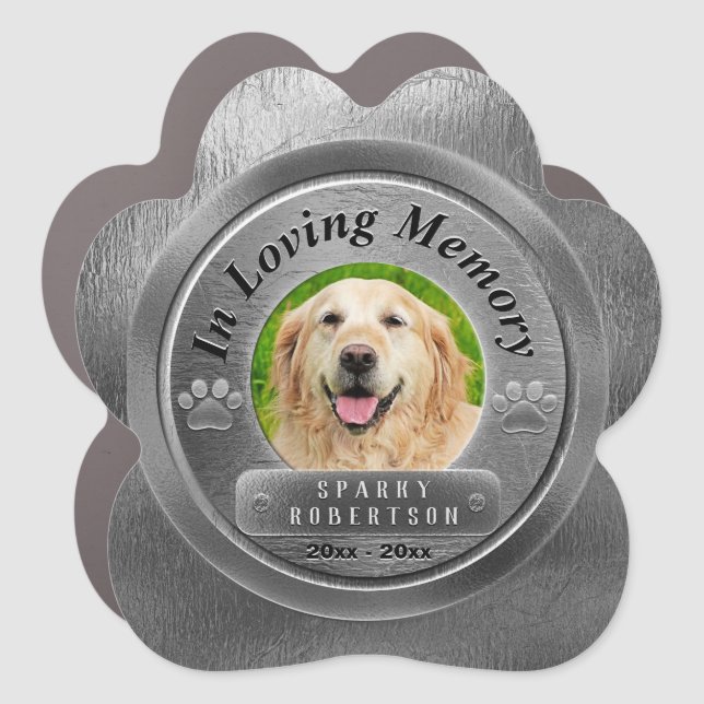 Pet Memorial Car Magnet (Front)