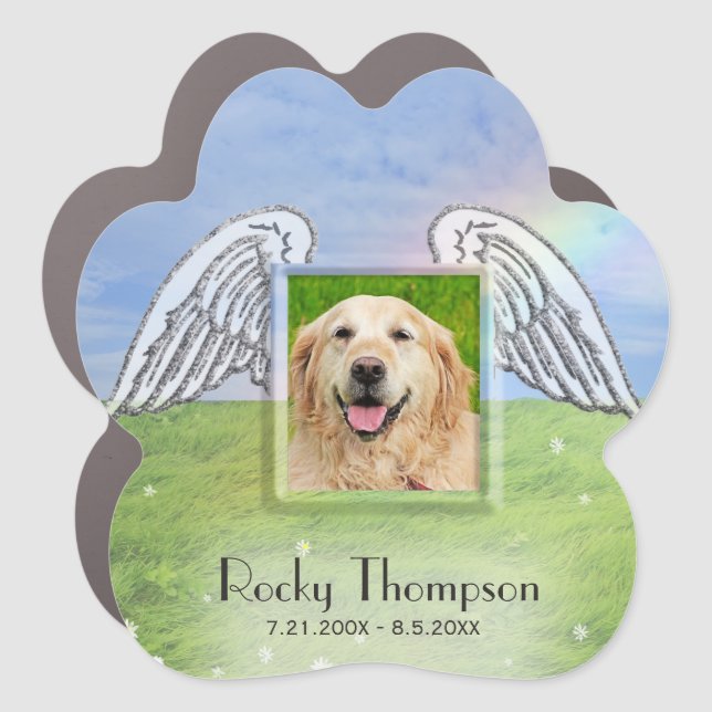 Pet Memorial Car Magnet (Front)