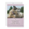 Pet Memorial Card 3.5" x 5" - Pink Modern Photo