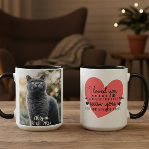 Pet Memorial Cat Sympathy Gift Mug