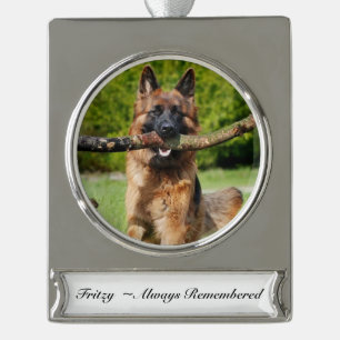 Pet Memorial Christmas Ornament Photo Keepsake