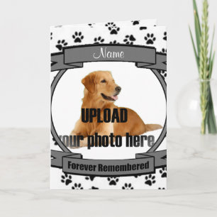 Pet Memorial Custom Announcement