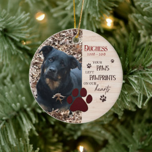Pet Memorial Customized Remembrance Ceramic Ornament