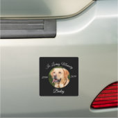 Pet Memorial Dog Cat Photo template Car Magnet (In Situ)