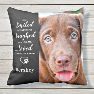 Chocolate lab with heart decorative pillow