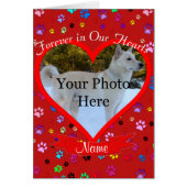 Pet Memorial Forever in Our Hearts (Front)